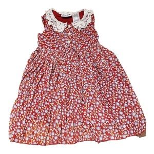 Blueberi boulevard Lovely Maroon Floral Dress Size 24m
